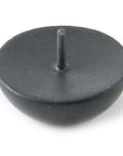 DAIYO Ceramic Circular Candle Holder – Black showing black candle holder 