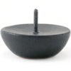 DAIYO Ceramic Circular Candle Holder – Black (1 pc) 