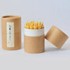 DAIYO Rice Wax Candles showing candles inside packaging with lid off