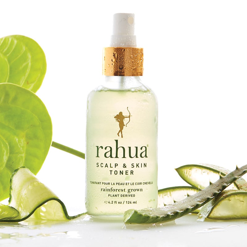Rahua by Amazon Beauty Scalp & Skin Toner beauty shot with plant ingredients