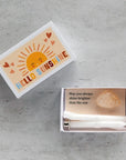 Marvling Bros Ltd Hello Sunshine Mindfulness Gift In A Matchbox showing open box