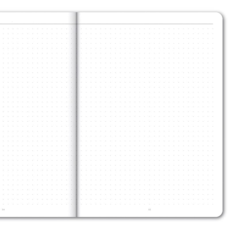 Papier Tigre A5 Notebook - Module - showing inside spread with dotted paper