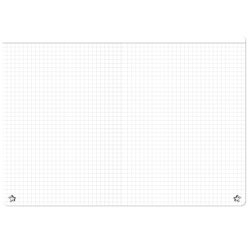 Papier Tigre A5 Notebook - Maison Chateau Rouge - showing inside spread of graph paper