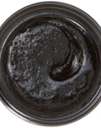 Living Libations Wintergreen Clean Activated Charcoal Toothpaste - top view of open jar