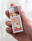 Marvling Bros Ltd You’re Purrfect Wool Felt Cat In A Matchbox shown open in model's hand