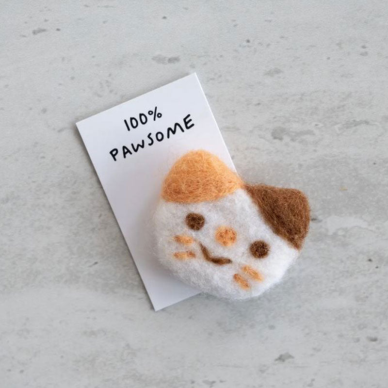 Marvling Bros Ltd You’re Purrfect Wool Felt Cat In A Matchbox showing wool felt animal and note card