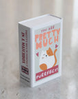 Marvling Bros Ltd You’re Purrfect Wool Felt Cat In A Matchbox showing box