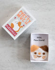 Marvling Bros Ltd You’re Purrfect Wool Felt Cat In A Matchbox showing open box