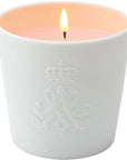 Nina's Paris Scented Candle shown with candle lit