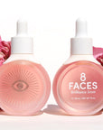8 Faces Brilliance Serum showing both front and back of bottle
