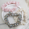 Grace James Liberty London Silk Scrunchies – Nude (3 pcs)