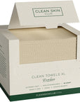 Clean Skin Club Clean Towels XL Bamboo (50 pcs) open box