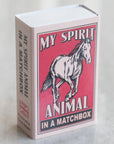 Marvling Bros Ltd Wool Felt Horse Spirit Animal In A Matchbox - Box shot 