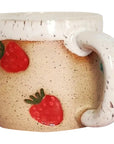 Osso Ceramics Strawberry Stamped Mug (12 oz) 