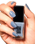 JINsoon Nail Lacquer – Sea Clay - Product shown in models hand