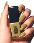 JINsoon Nail Lacquer – Green Clay - Product shown in models hand