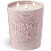 Diptyque Candle Roses - Product shown with wicks lit