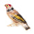 Enamel Goldfinch Brooch