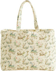 Fable England Toile de Jouy Quilted Tote