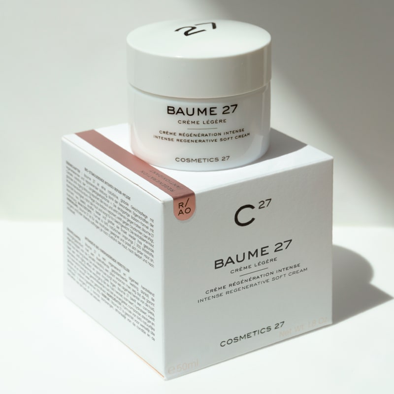 Cosmetics 27 Baume 27  Intense Regenerative Soft Cream beauty shot