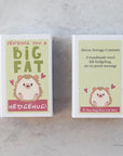 Marvling Bros Ltd Sending You A Hedgehug In A Matchbox showing front and back of matchbox