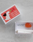 Marvling Bros Ltd Your Fire Can Light The World Mindfulness Gift showing open matchbox with contents