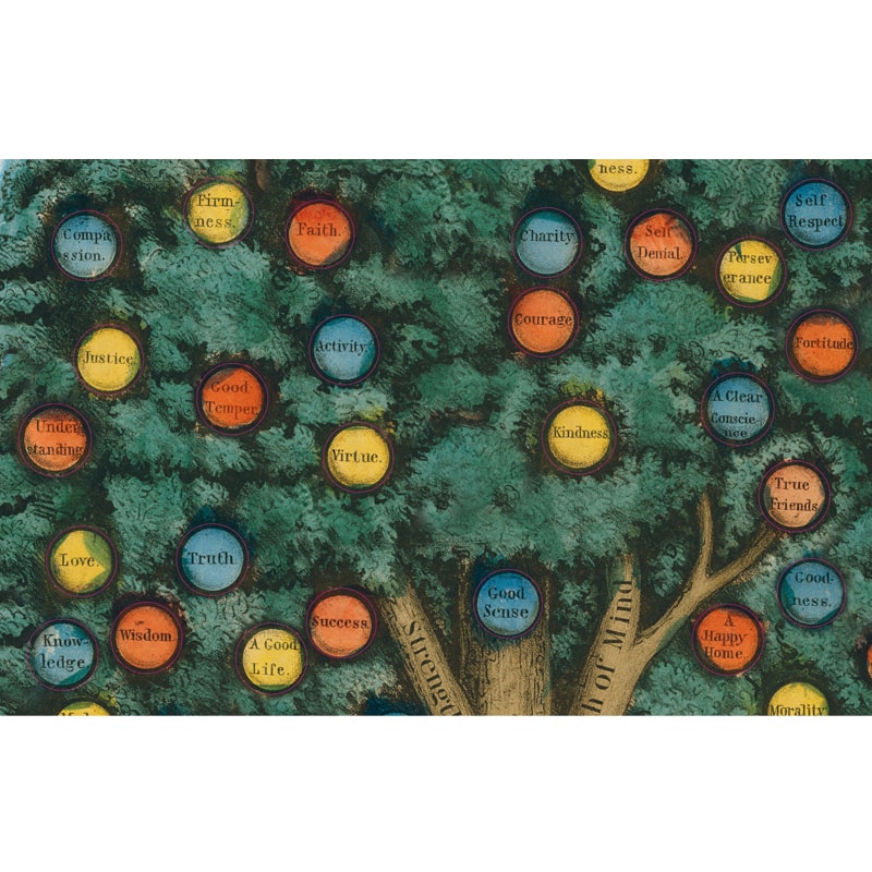 John Derian Paper Goods - John Derian Sticker Book - Apple tree stickers with inspirational words