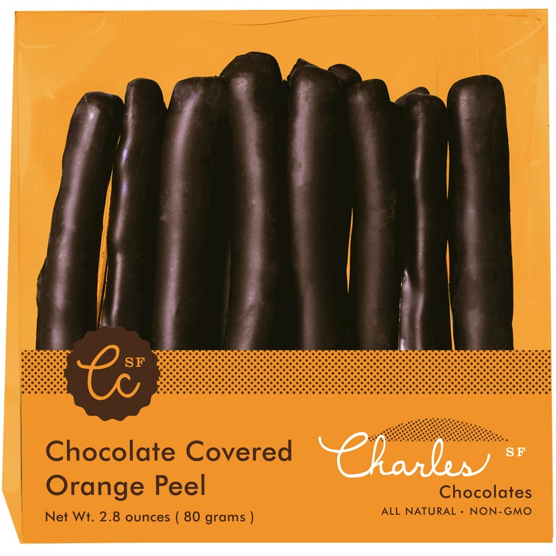 Charles Chocolates Chocolate Covered Orange Peel (2.8 oz)