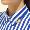 Octaevo Multi-Use Clips – Navigator showing a clip on model's collar