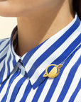 Octaevo Multi-Use Clips – Navigator showing a clip on model's collar