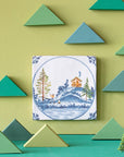 StoryTiles Small Tile – Cabin in the Woods lifestyle shot showing tile hung on wall