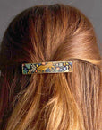 Rifle Paper Co. Menagerie Enamel Hair Clip - Product shown in models hair