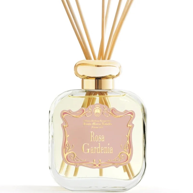 Santa Maria Novella Rosa Gardenia Room Fragrance Diffuser - Closeup of product