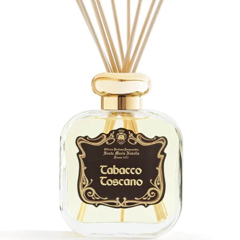 Santa Maria Novella Tabacco Toscano Room Fragrance Diffuser - Closeup of product