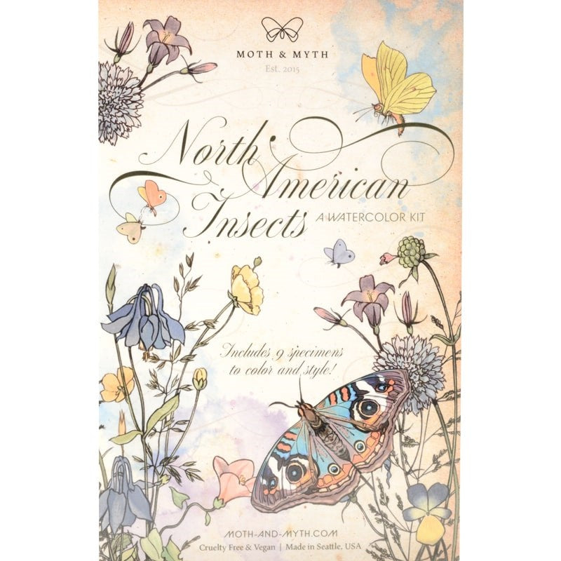 Moth &amp; Myth North American Insect Watercolor Kit (1 pc) 