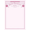 Fictional Hotel Notepad Set - Grand Budapest Hotel