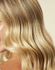 Innersense Organic Beauty Bright Balance Hairbath - Closeup of models hair