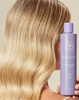 Innersense Organic Beauty Bright Balance Hairbath - Model shown displaying product on shoulder