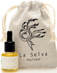 La Selva Positano Cosmetici Naturali Prickly Pear and Rock Rose (Cistus) - Product shown next to bag