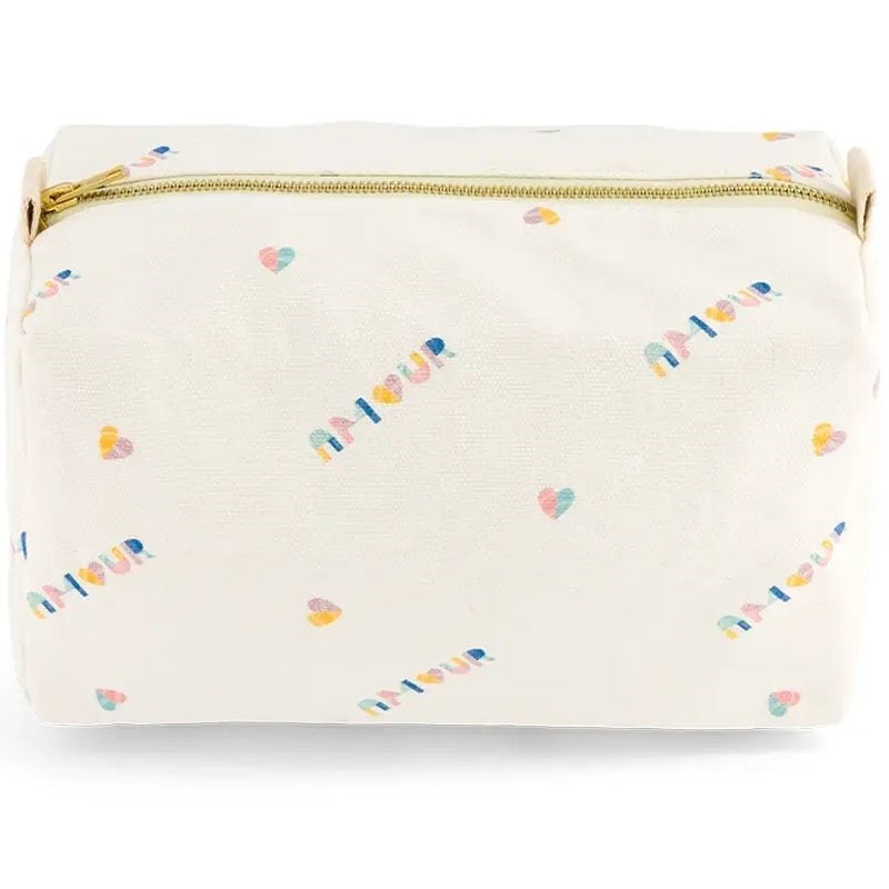 Rose in April Amour Toiletry Bag – Beige