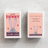 Marvling Bros Ltd Some Bunny Loves You Wool Felt Rabbit In A Matchbox - Front and back of product shown