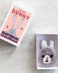Marvling Bros Ltd Some Bunny Loves You Wool Felt Rabbit In A Matchbox (1 pc)
