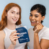 Clean Skin Club DermaDot Acne Patches - Models shown displaying product in hands.