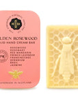 The Edinburgh Natural Skincare Company Golden Rosewood Solid Hand Cream Bars (50 g)
