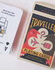 Herb Lester Associates Traveller's Playing Cards - Product shown next to box