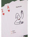 Herb Lester Associates Traveller's Playing Cards - Closeup of product