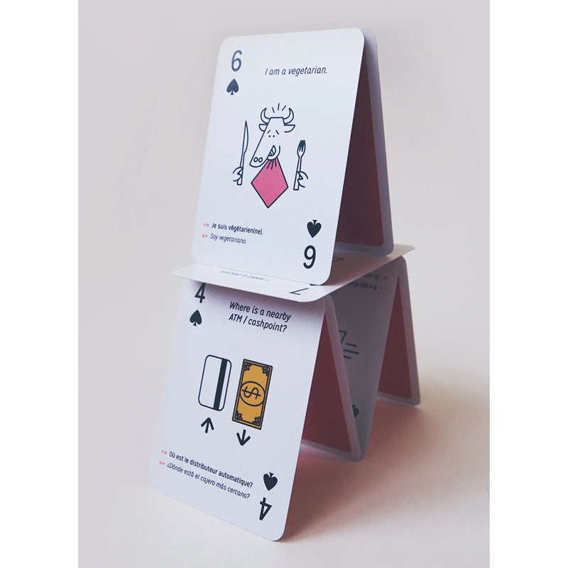 Herb Lester Associates Traveller's Playing Cards - Products shown stacked