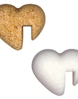 Canasuc Amber Toasting Hearts - Closeup of product