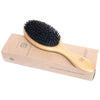 Neil Naturopathic Boar Bristle Brush - Product displayed on top of box