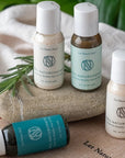 Neil Naturopathic Mini-NN Sample Pack - Products displayed on rock 